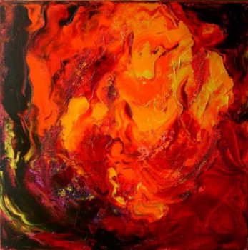 Obra contemporánea nombrada « " Sa flamme " », Hecho por THEODORA