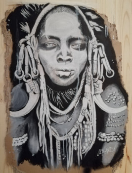 Obra contemporánea nombrada « KEYAH », Hecho por JLO ART