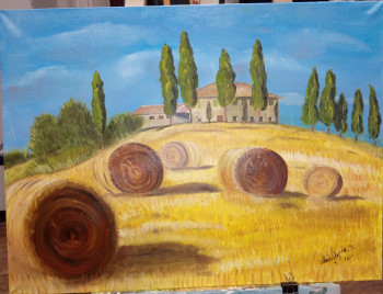 Obra contemporánea nombrada « toscane », Hecho por CHRISTOPHE.K