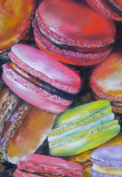 Obra contemporánea nombrada « Macarons 2 », Hecho por DUC