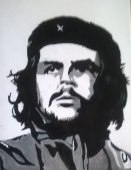 Obra contemporánea nombrada « che guevara », Hecho por SUZON