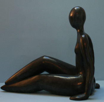 Obra contemporánea nombrada « Minérale- bronze », Hecho por ISABELLE MOTTE