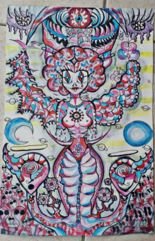 Obra contemporánea nombrada « Imagination », Hecho por EZARA