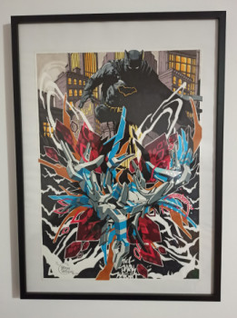 Obra contemporánea nombrada « The Dark Knight », Hecho por SEUM