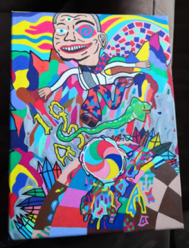 Obra contemporánea nombrada « Albert Hofmann », Hecho por BUNTLING