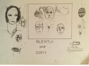 Obra contemporánea nombrada « silently and dirty », Hecho por DAVID SROCZYNSKI