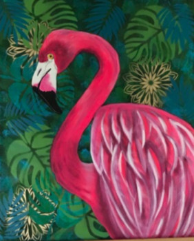 Obra contemporánea nombrada « FLAMINGO », Hecho por VEVECREATION