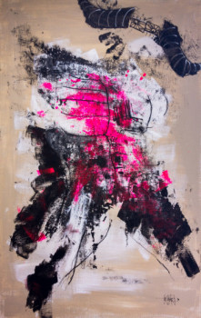 Obra contemporánea nombrada « Buste De Minotaure 2 », Hecho por FABIEN HEMARD