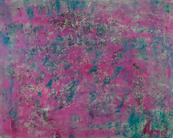 Obra contemporánea nombrada « Violet », Hecho por AIMèS