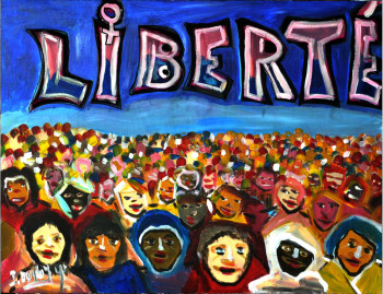 Obra contemporánea nombrada « Liberté », Hecho por JERôME DUFAY