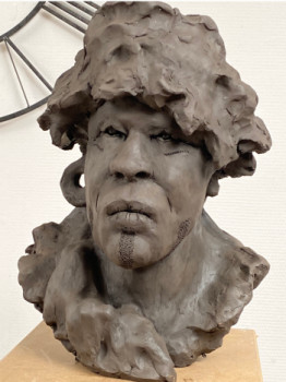 Obra contemporánea nombrada « Le Caporal Antoine Diakaté 1917 », Hecho por STEPHANE PICARD