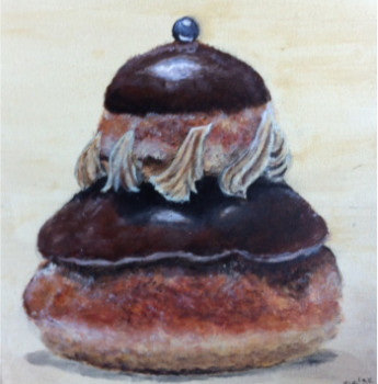 Obra contemporánea nombrada « Religieuse choxolat », Hecho por PATRICIA DELEY