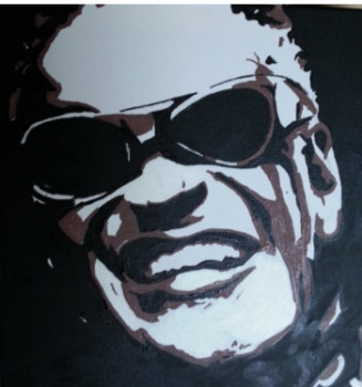 Obra contemporánea nombrada « Ray charles », Hecho por CéLINE PRODEL