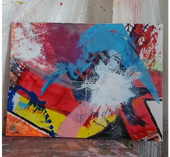 Obra contemporánea nombrada « Tableau moderne abstrait 27 », Hecho por PATRICE PAINTING