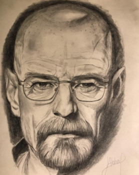 Obra contemporánea nombrada « Walter White », Hecho por ALOHA