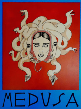 Obra contemporánea nombrada « Medusa », Hecho por CARLUCCINA