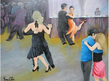 Obra contemporánea nombrada « MILONGA II », Hecho por MARIE COLIN