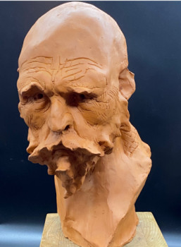 Obra contemporánea nombrada « Le Docteur Casemajor, Souillac 1944 », Hecho por STEPHANE PICARD