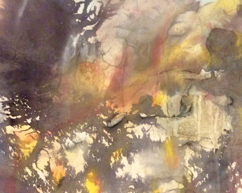 Obra contemporánea nombrada « Fire », Hecho por ANY