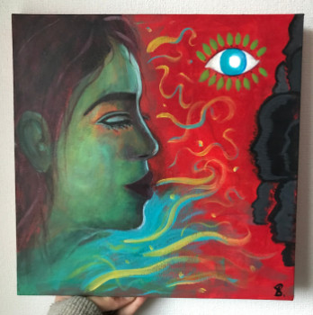 Obra contemporánea nombrada « L’affront », Hecho por LéA LE PAPE