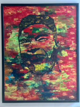 Obra contemporánea nombrada « Mohamed Ali », Hecho por PIERRE JOSEPH