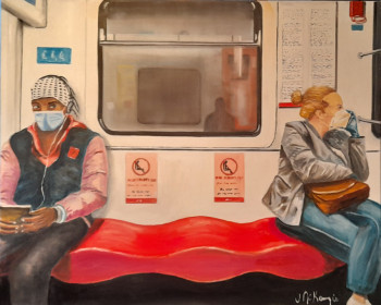 Obra contemporánea nombrada « Metro 3 », Hecho por MC KENZIE