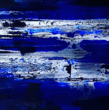 Obra contemporánea nombrada « The blue of your soul », Hecho por FAITH