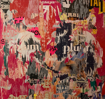 Obra contemporánea nombrada « Collage 4948 », Hecho por SéVERINE FABRE FOREY