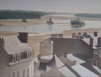 Obra contemporánea nombrada « La Loire où les toits? », Hecho por DARMSTADTER