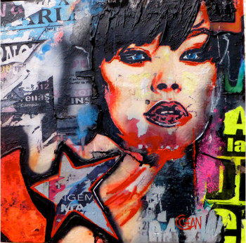 Obra contemporánea nombrada « STREETSTARS », Hecho por CLAUDE GEAN