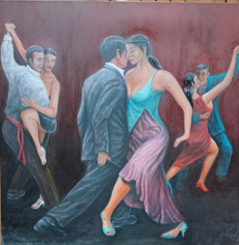 Obra contemporánea nombrada « "Tango ! Tango !!!" », Hecho por MARC DANCRE