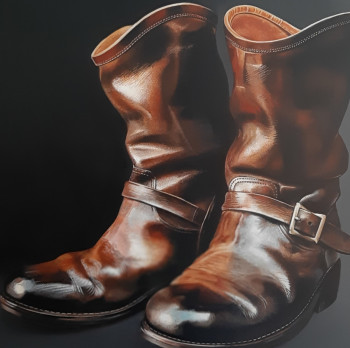 Obra contemporánea nombrada « Les bottes », Hecho por ALDE