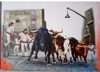 Obra contemporánea nombrada « Patriota », Hecho por VAN.G.ART