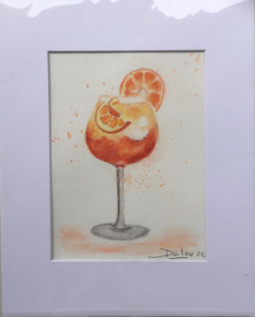 Obra contemporánea nombrada « Collection « les cocktails » 1 », Hecho por PATRICIA DELEY