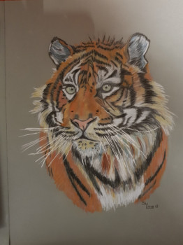 Obra contemporánea nombrada « TIGRE 2 », Hecho por SYLOU