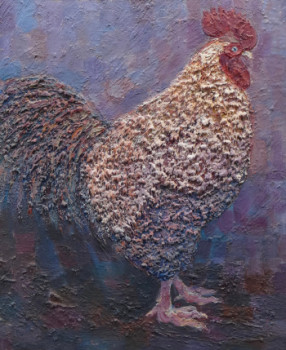 Obra contemporánea nombrada « Le coq », Hecho por PHILIPPE JAMIN