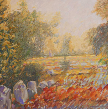Obra contemporánea nombrada « Carnac », Hecho por CORRAND