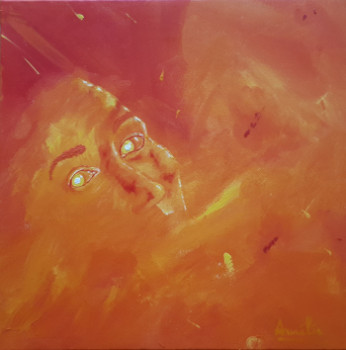 Obra contemporánea nombrada « Face à face », Hecho por AURéLIE BLANCHET