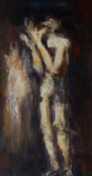 Obra contemporánea nombrada « L'Attente N° 1 », Hecho por CHRISTOPHE CHEVREAU