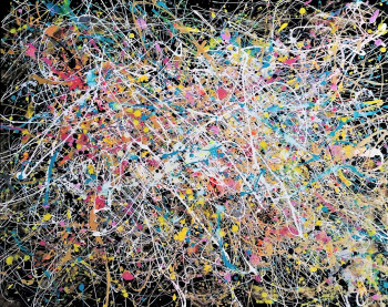 Obra contemporánea nombrada « Une explosion de couleurs », Hecho por ANNE ROBIN