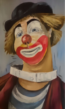 Obra contemporánea nombrada « "LE clown.." », Hecho por MARC DANCRE