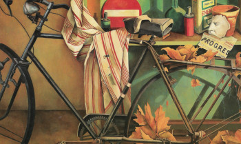 Obra contemporánea nombrada « Le Vélo », Hecho por CHRISTINE HEPPE