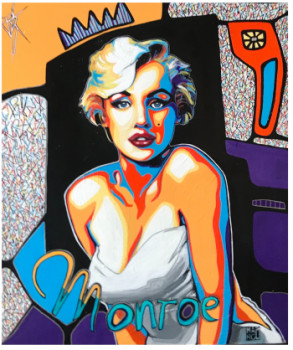 Obra contemporánea nombrada « Marilyn », Hecho por MARGO