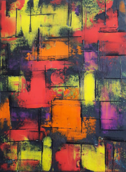 Obra contemporánea nombrada « Déconcentration », Hecho por SABNATURELLE