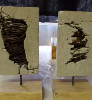 Obra contemporánea nombrada « Œuvre confinée », Hecho por SAID IDOUSS