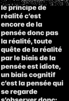 Obra contemporánea nombrada « c’est trés simple: la pensée est fasciste par essence », Hecho por DAVID SROCZYNSKI