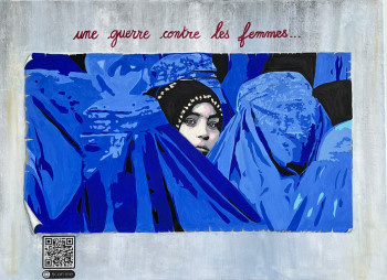 Obra contemporánea nombrada « Les violences : une guerre contre les femmes », Hecho por GHIS