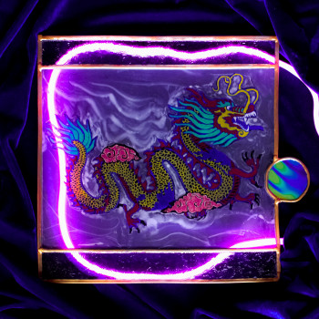 Obra contemporánea nombrada « Dragonne », Hecho por ALEXIA BOYER