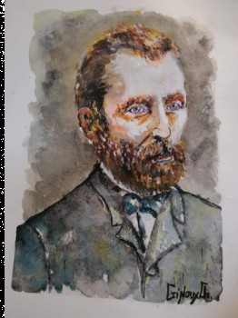 Obra contemporánea nombrada « Van Gogh », Hecho por CHANTALART