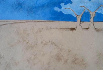 Obra contemporánea nombrada « Pourvu qu’il y ait du vent », Hecho por JEANCH